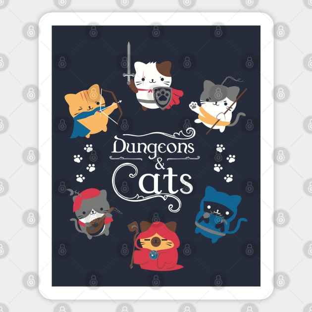 Dungeons & Cats Sticker by Domichan